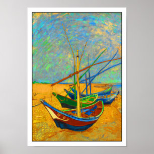 Fishing Boats Poster