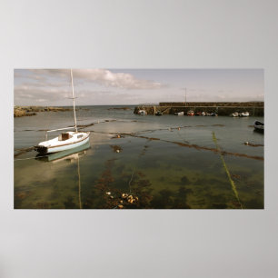Fishing Boats Spiddal Ireland Poster