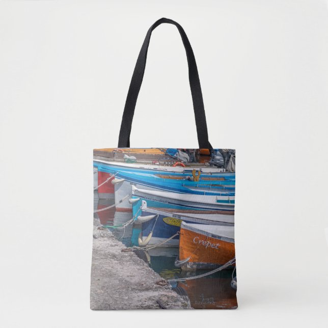 Fishing boats Tote Bag (Front)