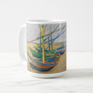 Fishing Boats   Vincent Van Gogh Coffee Mug