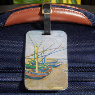 Fishing Boats   Vincent van Gogh Luggage Tag