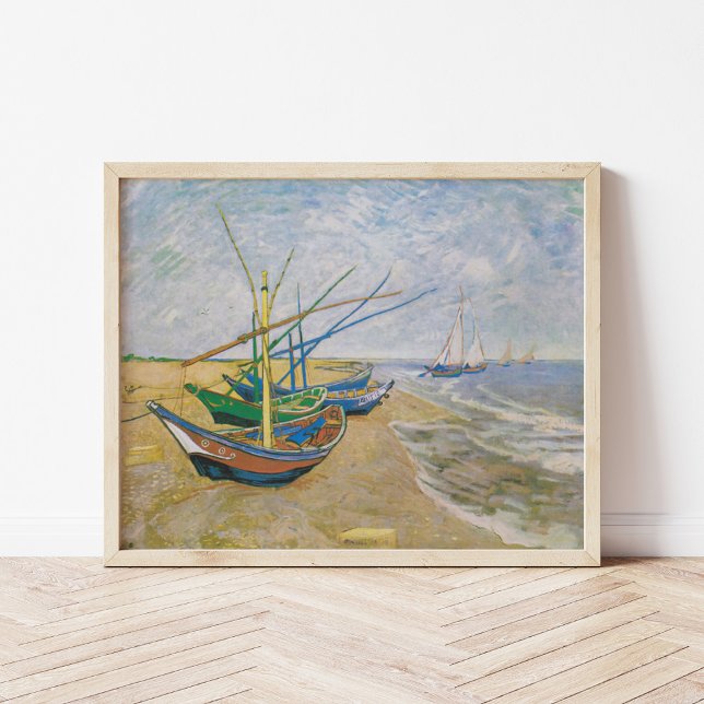Fishing Boats | Vincent Van Gogh Poster (Creator Uploaded)