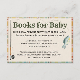 Fishing Boy Books for Baby Card