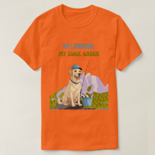 Fishing Buddy – Labrador Retriever Edition T-Shirt