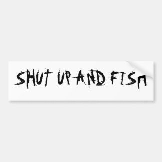 Fishing bumper sticker