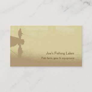 Fishing business card