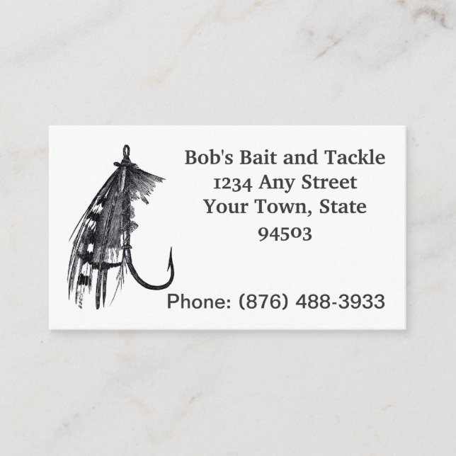 Fishing business cards (Front)
