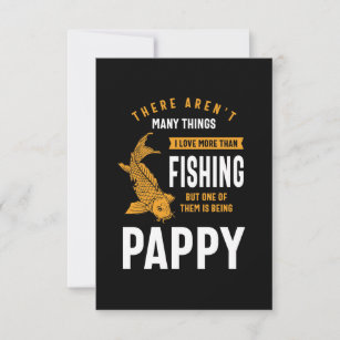 Fishing But One of Them is Being Pappy RSVP Card