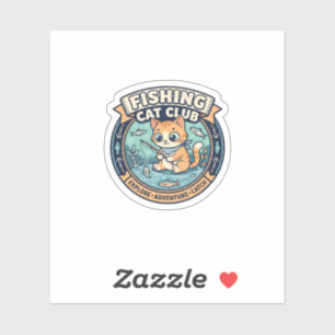 Fishing Cat Cute Cat T-Shirt Design - Fishing Cat 