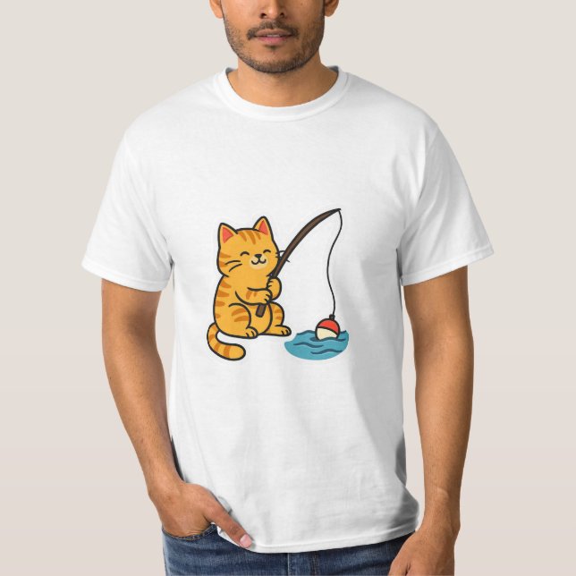 Fishing Cat  T-Shirt (Front)