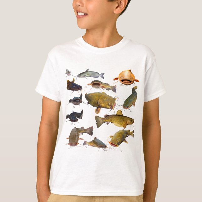 Fishing catfish T-Shirt (Front)