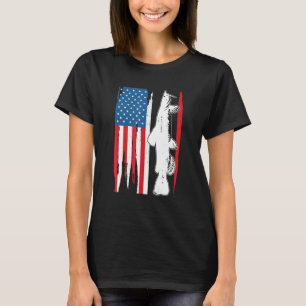 Fishing Catfish Usa Sport Fishing Rod Reel Fish Fi T-Shirt