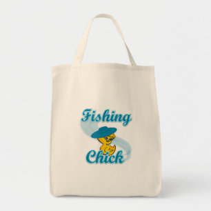 Fishing Chick #3 Tote Bag