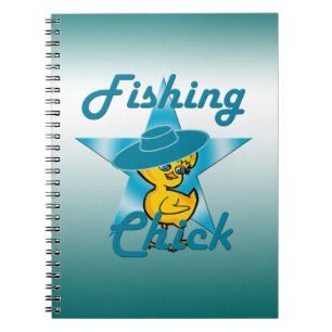 Fishing Chick #7 Spiral Notebook