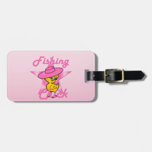 Fishing Chick #8 Luggage Tag
