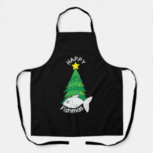 Fishing Christmas Apron