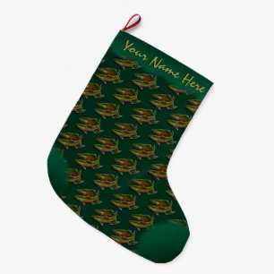 Fishing Christmas Stocking Fisherman's Stocking