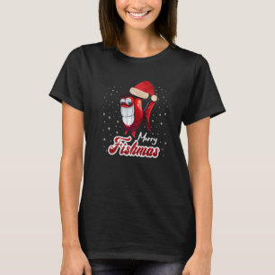 Fishing Christmas Tree Merry Fishmas T-Shirt