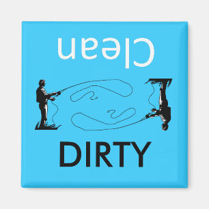Fishing Clen-Dirty Dishwasher Magnets