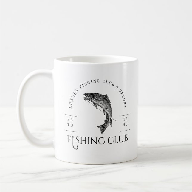 Fishing Club Coffee Mug (Left)
