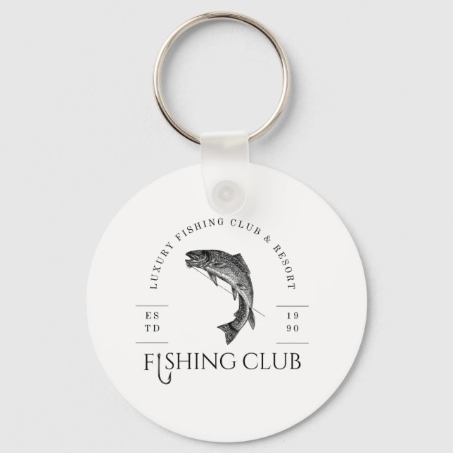 Fishing Club Key Ring (Front)