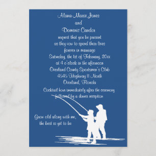 Fishing Couple Wedding Invitations : CUSTOMIZE
