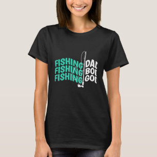 Fishing Dad Bod God  Fisherman Fathers Fishing T-Shirt