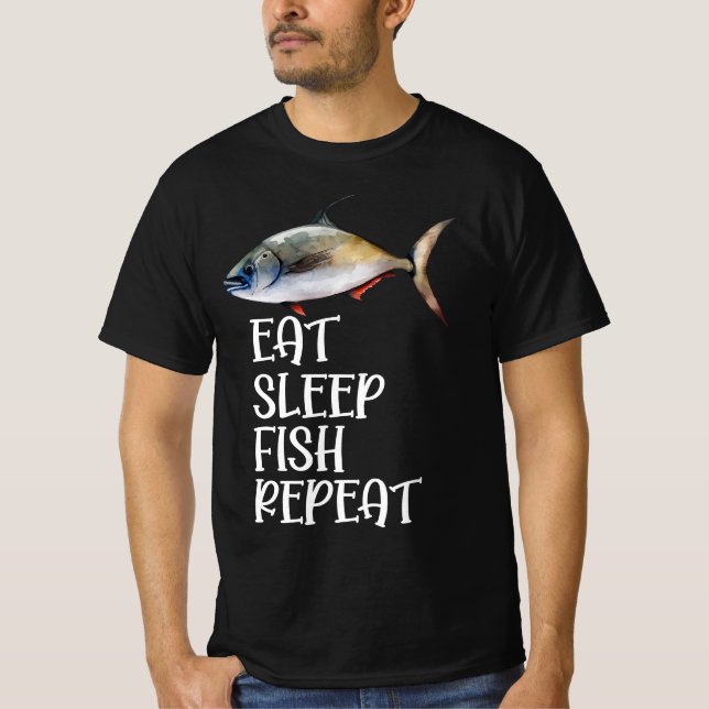 Fishing Dad Funny Father T-Shirt (Front)