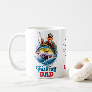 Fishing Dad Happy Father's Day Fish Coffee Mug