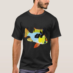 Fishing Dad Letter Art T-Shirt