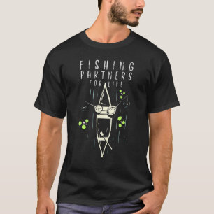 Fishing Dad Son Fishing Partner For Life Fathers D T-Shirt