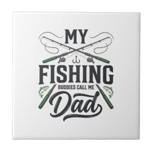 Fishing Dad Vintage Engraved  Shirt Design Tile