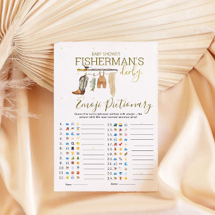 Fishing Derby Baby Shower Emoji Pictionary Game