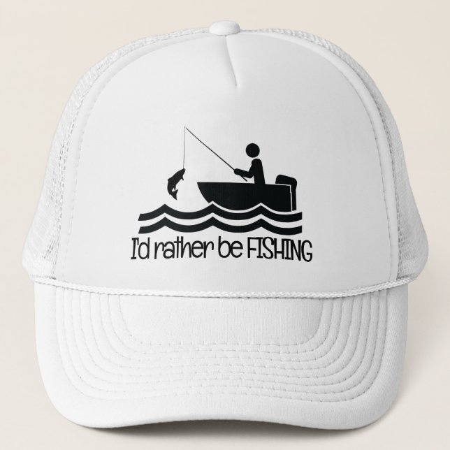 Fishing Design Hat (Front)