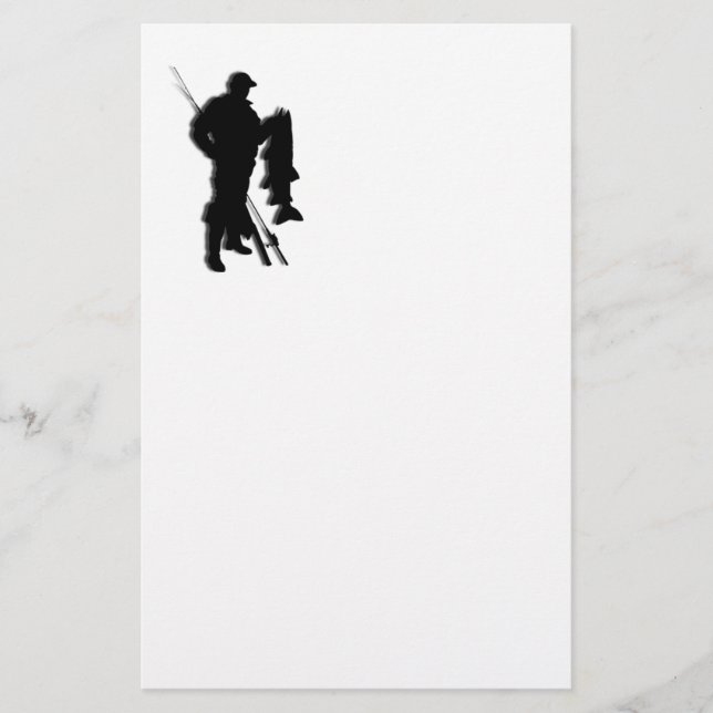 Fishing  Design Stationery (Front)
