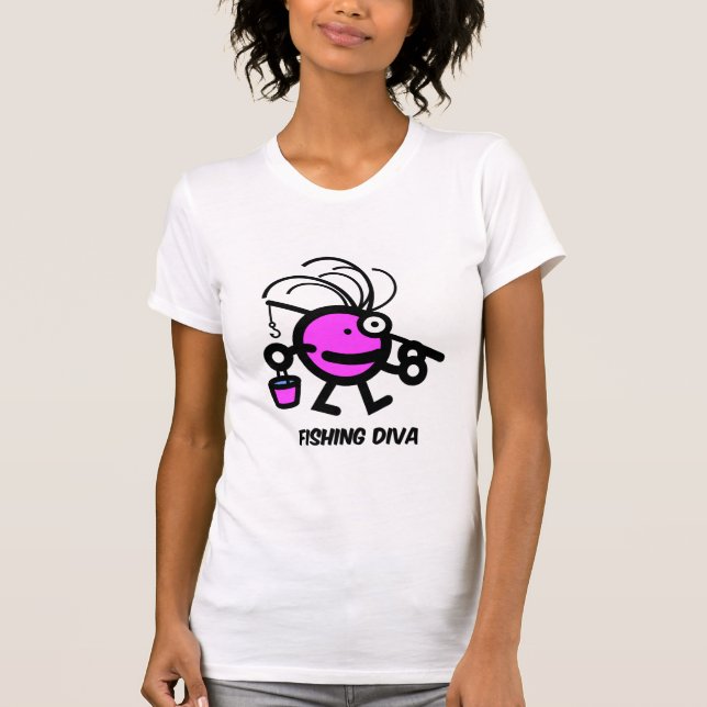 fishing diva T-Shirt (Front)