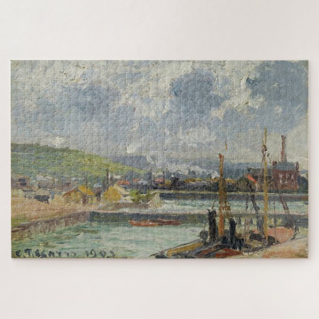 Fishing Dock and Duquesne Basin, Dieppe Jigsaw Puzzle (Horizontal)