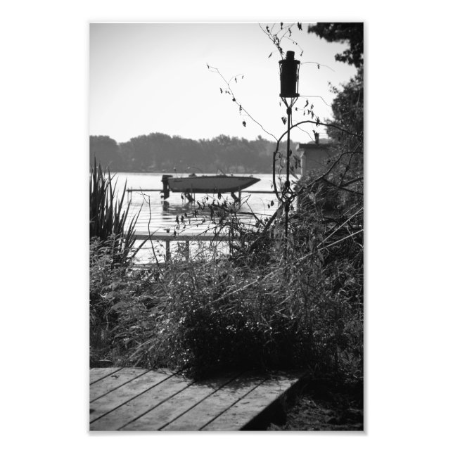 Fishing Dock Photo Print (Front)