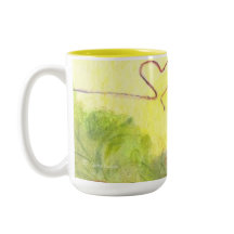 Fishing Dog and (close-up) Cat / Mug