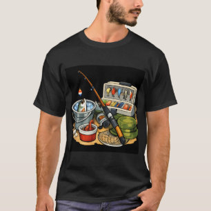 fishing equipment and fresh fish T-Shirt