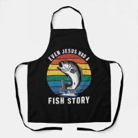 Fishing Even Jesus Had Fish Story Bass Fish Funny