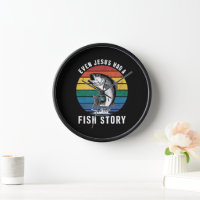 Fishing Even Jesus Had Fish Story Bass Fish Funny 