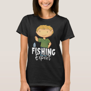 Fishing Expert I kids boy fishing buddy with daddy T-Shirt