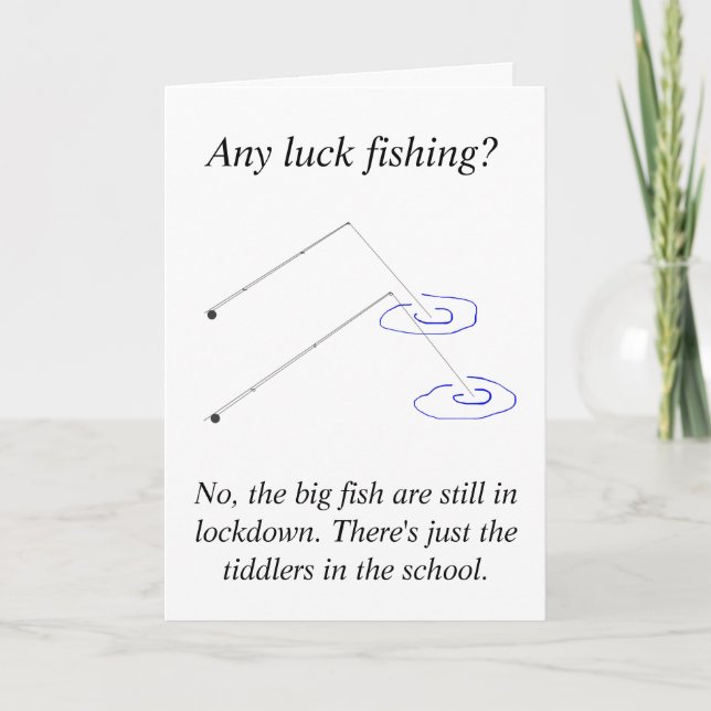 Fishing Father's Day card (Front)