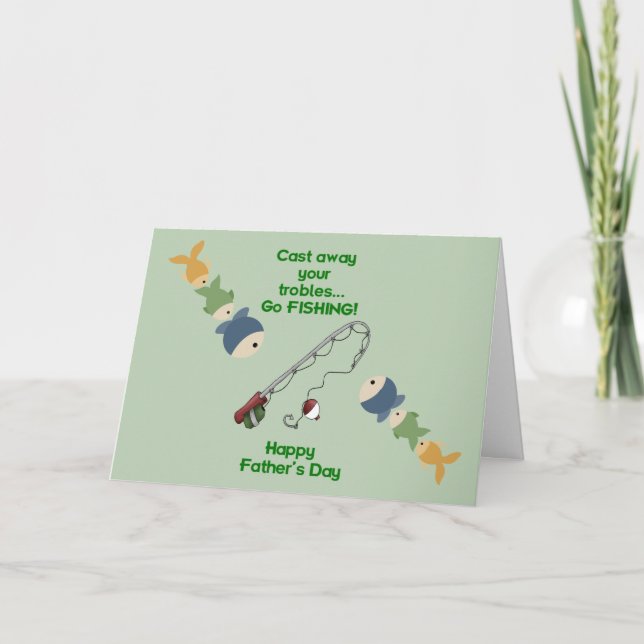 Fishing Father's Day Card (Front)