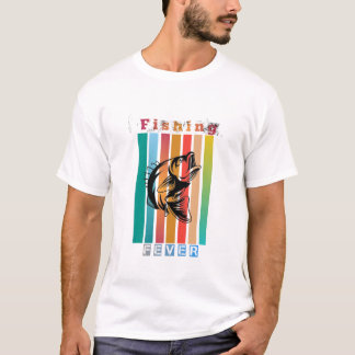 Fishing Fever Retro Vintage T-Shirt