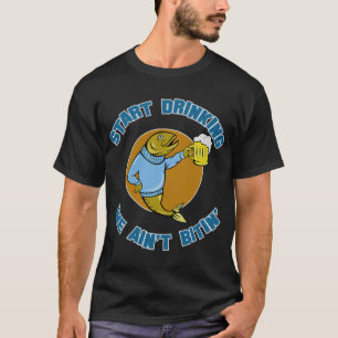 Fishing fish fish gift worm T-Shirt