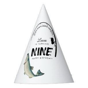 Fishing Fish Theme Reel Fun Kids Birthday Party Party Hat