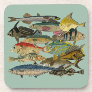 Fishing Fisherman Deep Sea Fishing Exotic Tropical Coaster