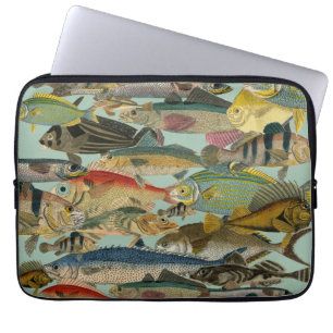 Fishing Fisherman Deep Sea Fishing Exotic Tropical Laptop Sleeve